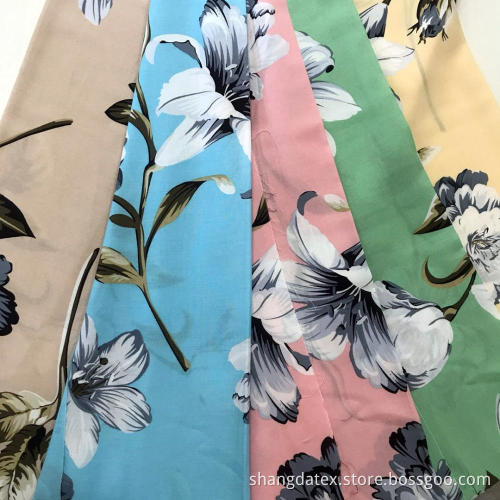 Customized Soft Rayon Screen Print For Dress